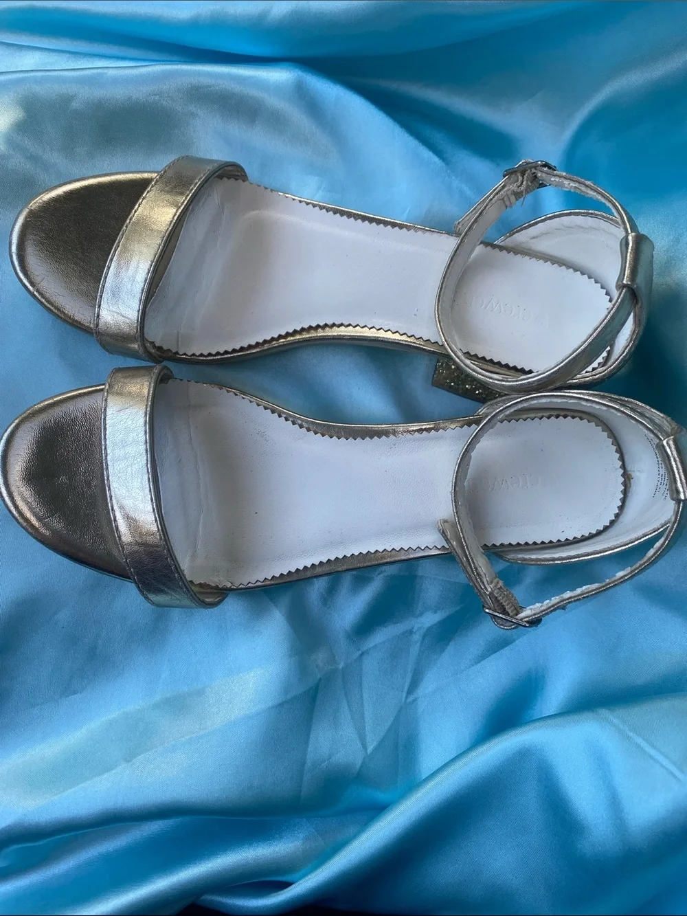 Crewcuts Metallic Gold Ankle-Strap Sandal Style dress shoes